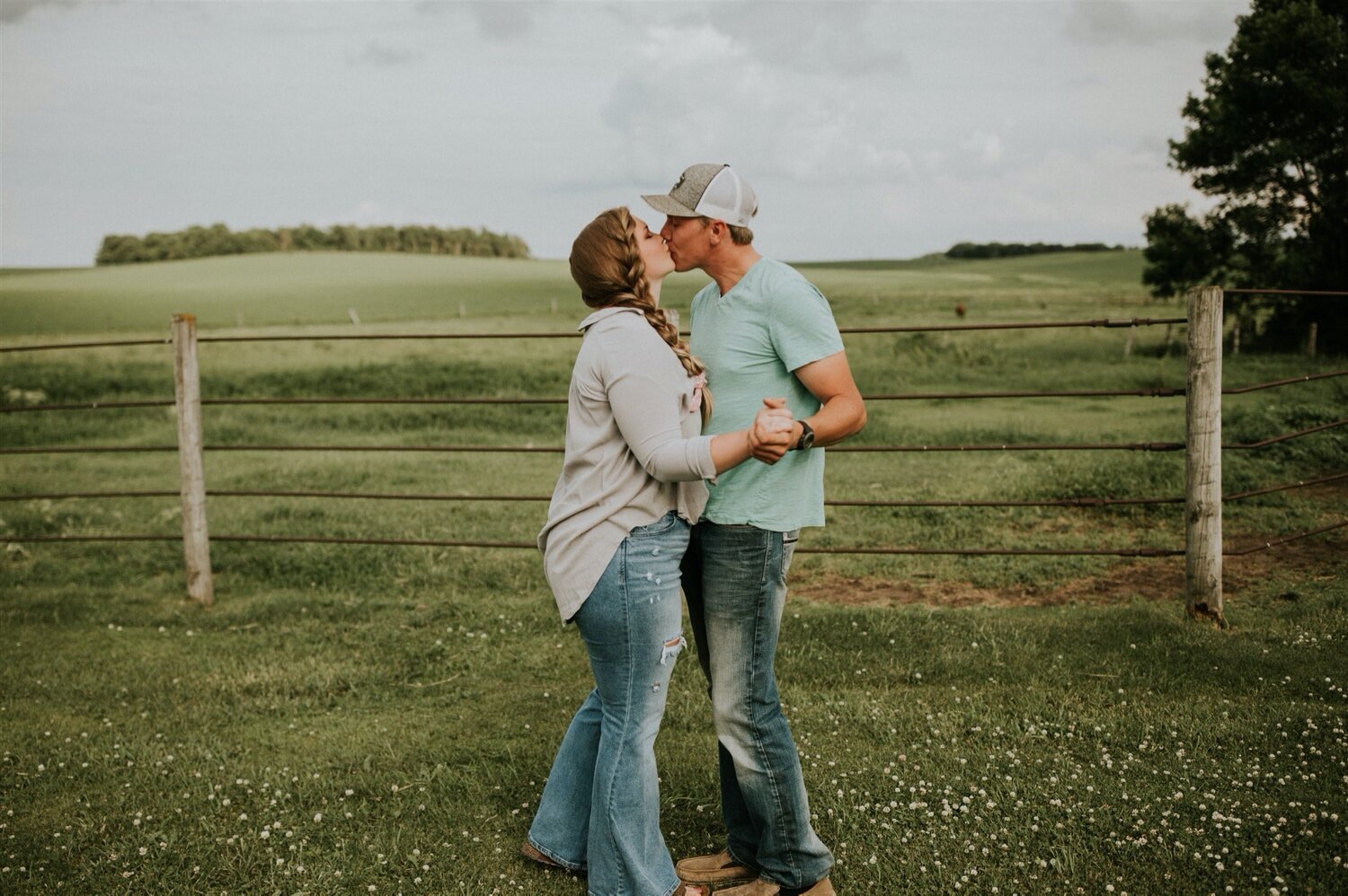 Country Barn Engagement Session