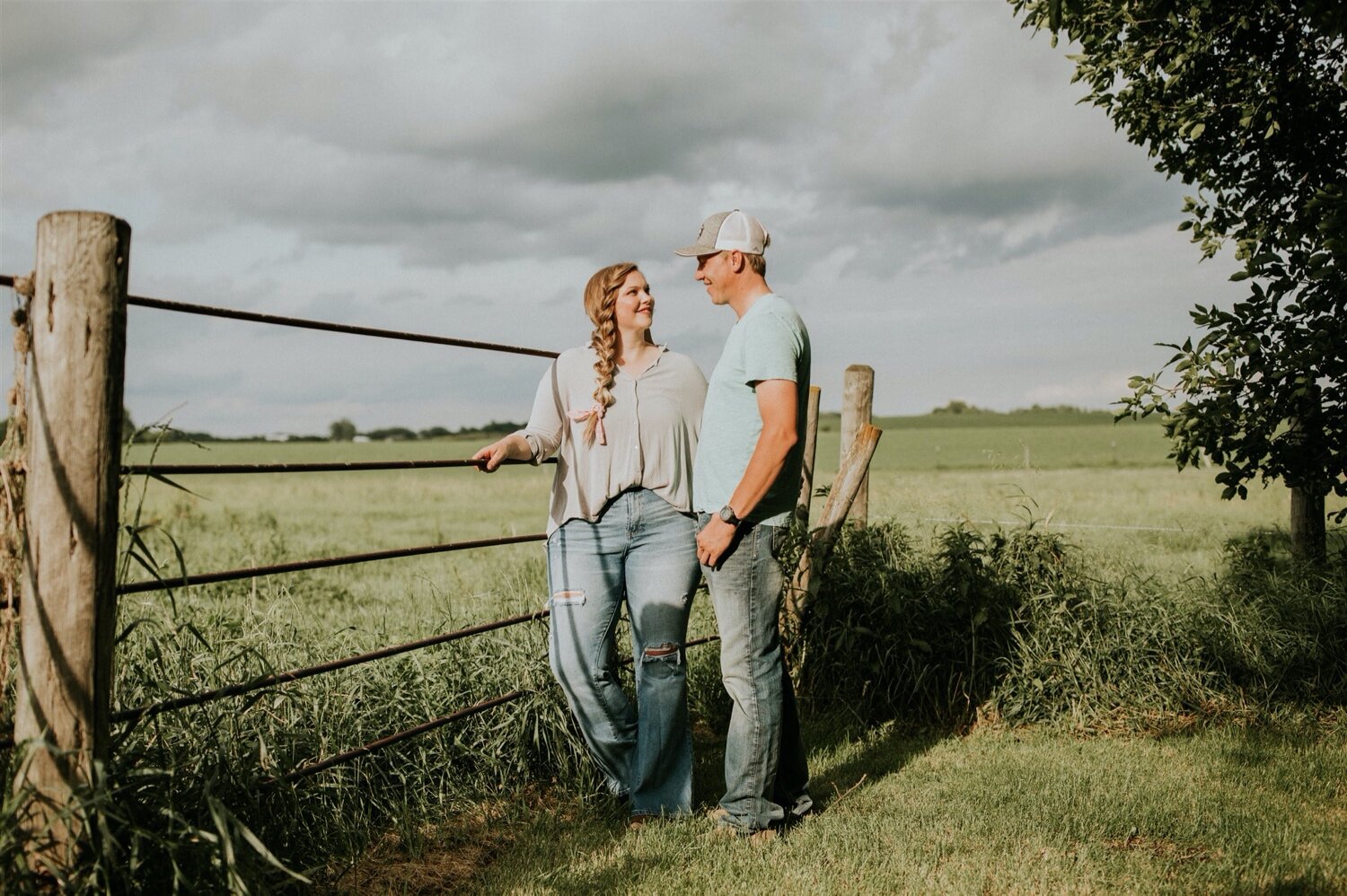 Country Barn Engagement Session