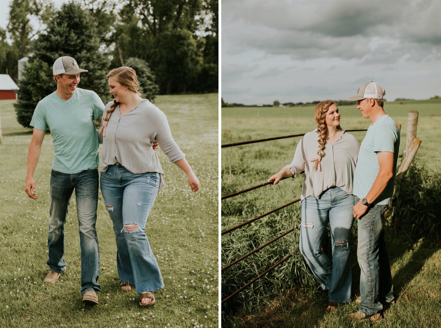 Country Barn Engagement Session