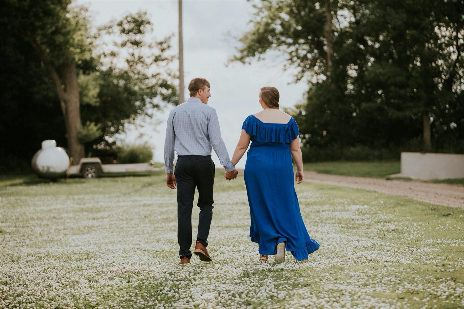 Country Barn Engagement Session