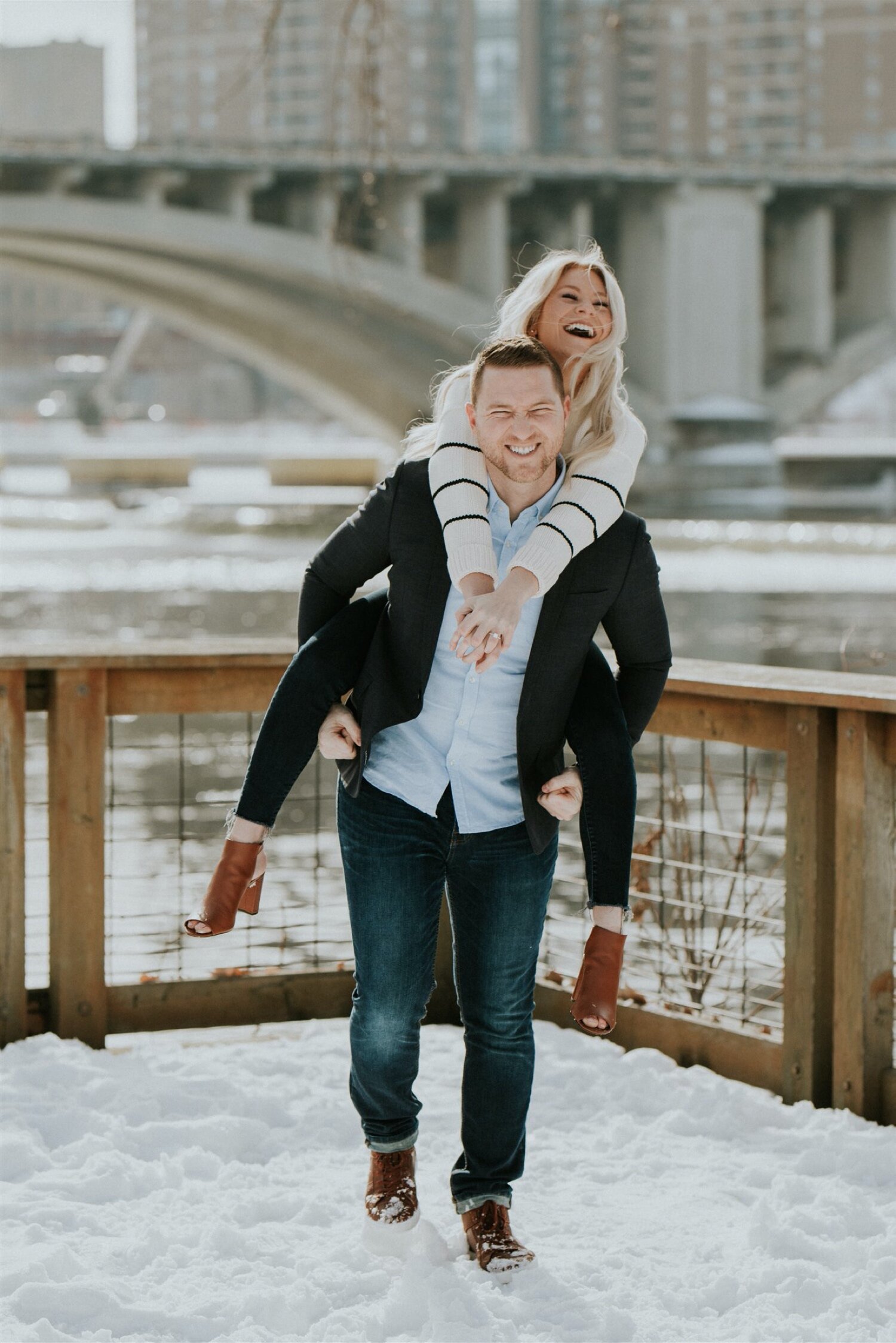  Downtown Minneapolis Engagement Session | Minnesota Engagement Photographer Minneapolis Engagement Photographer, Minnesota Engagement Photography, Minneapolis Photographer, Twin Cities Photographer Engagement Photos Downtown, Engagement Photos Winte